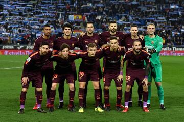 Equipo del Barcelona.