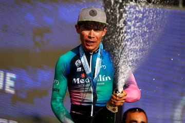 Miguel Ángel López se quedó con la Vuelta a San Juan 2023. Segundo título del ciclista colombiano con el Team Medellín.