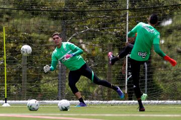 Imágenes del entrenamiento de Atlético Nacional previo al partido ante Bucaramanga