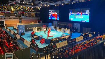 Ring de boxeo en el Preol&iacute;mpico de Londres 2020.