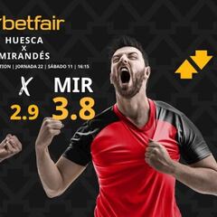 SD Huesca vs. CD Mirandés: horario, dónde ver, pronósticos y clasificación