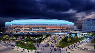 El coste estimado del nuevo pabellón es de 900 millones de dólares.
