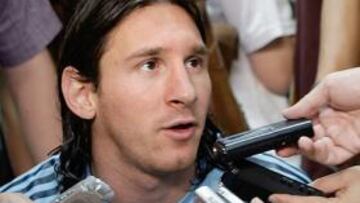 <strong>FELIZ.</strong> Messi está feliz por el tratamiento que le ha brindado el Barcelona y su entrenador, Pep Guardiola.