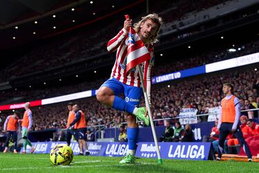 El Principito está de vuelta. Un doblete para desatascar un partido que se le complicaba al Atlético. Una buena noticia para la afición rojiblanca.