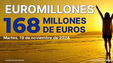 Euromillones: comprobar los resultados del sorteo de hoy, martes 19 de noviembre