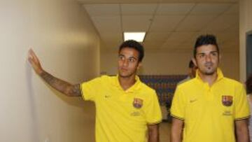 Thiago y Villa tienen las mismas opciones de ser titulares ante el Atlético.