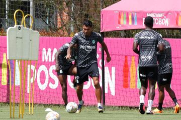 Imágenes del entrenamiento de Atlético Nacional.