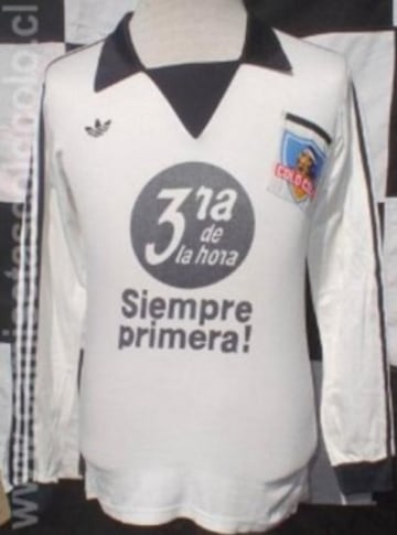 Esta es la evolución histórica de la camiseta de Colo Colo