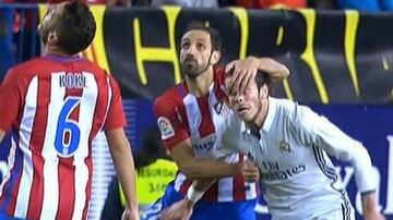 La pol&eacute;mica jugada entre Juanfran y Bale.