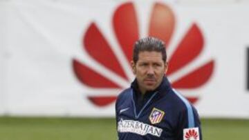 Entrenamiento del Atlético de Madrid