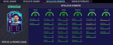 FIFA 21 FUT: Gundogan POTM de febrero en la Premier League; cómo completar los desafíos