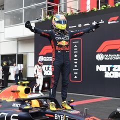 Las seis victorias de Checo Pérez en Fórmula 1