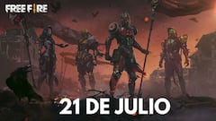 Códigos Free Fire de hoy 21 de julio de 2021; todas las recompensas gratis