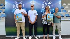 Denis Suárez, nuevo futbolista del Villarreal, durante la presentación del campus que apadrina en Salceda de Caselas, su localidad natal.