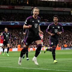 Harry Kane, máximo anotador ante el Arsenal en el Emirates Stadium