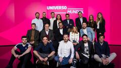 Foto grupal de AS en la presentación del canal 'Universo Mundial'