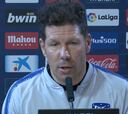 Simeone: "¿El Clásico? A nosotros sólo nos interesa que gane el Atlético de Madrid"