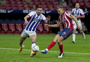 Pase en profundidad de Trippier que deja a Marcos Llorente delante del portero y define a la perfección para anotar el 2-0