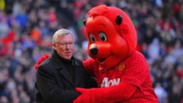 El entrenador del Manchester United, Sir Alex Ferguson.