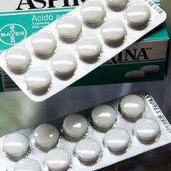 Advierten de un nuevo efecto secundario de la aspirina