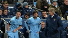 Los ingresos de Silva y Nasri fueron claves para que el City siguiera en carrera. 