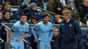 Los ingresos de Silva y Nasri fueron claves para que el City siguiera en carrera. 