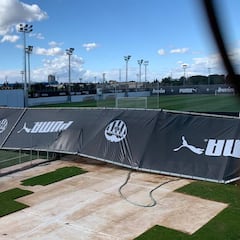 El temporal se lleva por delante la Ciudad Deportiva del Valencia