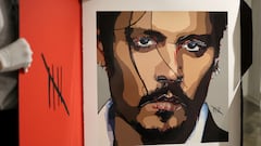 What are Johnny Depp’s new paintings about? How much does one cost?