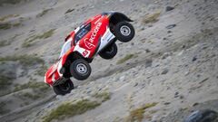 El coche del Acciona Sainz en Groenlandia.