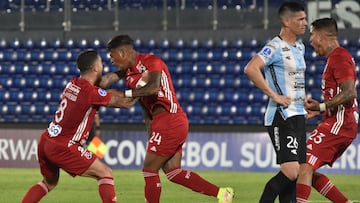 Medellín celebra un empate agónico ante Guaireña en la Sudamericana