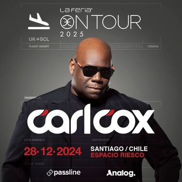 Carl Cox vuelve a Chile: lugar, cuándo es y dónde comprar entradas