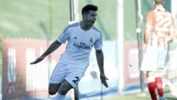 Jaime celebra el primer gol.