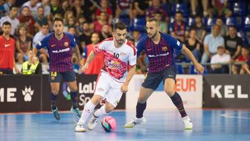 Imagen del Barcelona vs ElPozo Murcia: primer partido de la final de la LNFS.