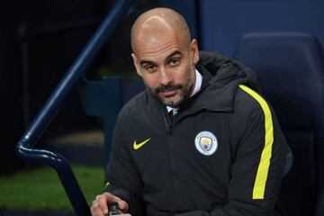 Manchester City's Spanish manager Pep Guardiola