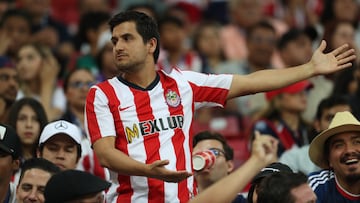 during the game Guadalajara vs Mazatlan FC, corresponding to Round 11 of the Torneo Apertura 2023 of the Liga BBVA MX, at Akron Stadium, on September 26, 2023.
<br><br>
durante el partido Guadalajara vs Mazatlan FC, correspondiente a la Jornada 11 del Torneo Apertura 2023 de la Liga BBVA MX, en el Estadio Akron, el 26 de Septiembre de 2023.