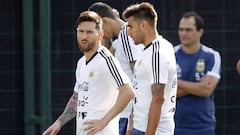 Así fue el entrenamiento de la Selección en Barcelona