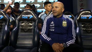 Sampaoli: "Lo importante es que no se lesionó nadie..."