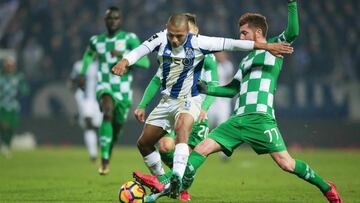 Partido entre Moirense y Oporto.