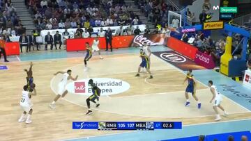 Un desenlace inesperado: triple de Llull para ganar y sucede esto...