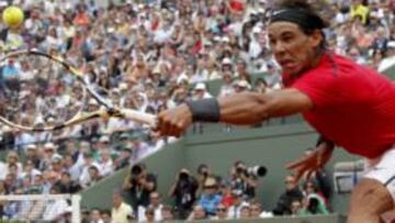 <b>MÁQUINA TRITURADORA. </b>Rafa Nadal despachó al uzbeko Denis Istomin en 110 minutos de juego, por un humillante 6-2, 6-2 y 6-0.