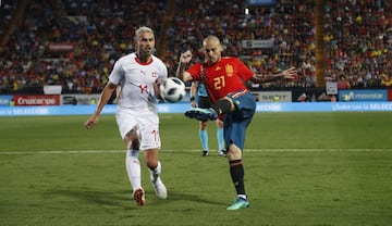 1-0. David Silva y Zuber en la jugada del primer gol de Álvaro Odriozola.