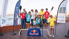 Podios Longboard  femenino y masculino y Junior Sub18 femenino del Gran Canaria Pro-AM de Paddle Surf disputado en la playa de Las Canteras, Las Palmas de Gran Canaria, el miércoles 22 de noviembre.