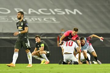 Los rostros tras la eliminación dejaron en evidencia la molestia y decepción de la plantilla de los Red Devils.