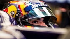 Carlos Sainz subido en el Toro Rosso en Austria.