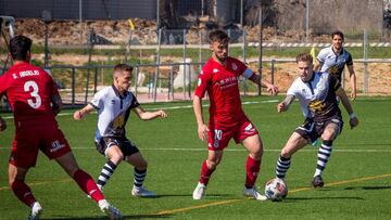 Imagen del partido entre Unionistas y Cultura Leonesa