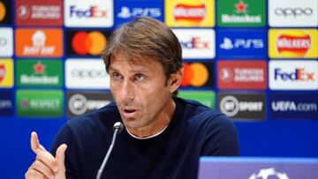 Tottenham Hotspur manager Antonio Conte during a press conference at Hotspur Way Training Ground, London. Picture date: Tuesday September 6, 2022. (Photo by Zac Goodwin/PA Images via Getty Images)