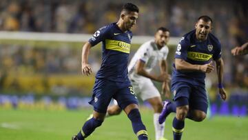 El cordobés no pudo continuar el partido por un esguince en su rodilla derecha. Baja sensible para Alfaro.