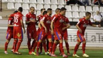 Un gol de Brian Rodríguez da el triunfo al Numancia en Albacete
