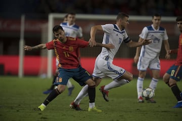 Suso y Dzeko.