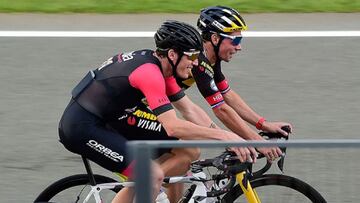 Roglic y Aleix Espargaró hacen migas entrenando juntos
